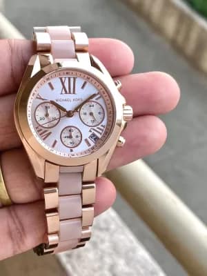 Michael kors bradshaw rose gold wrist watch for her