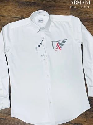 Emporio Armani exclusive 2022 cotton shirt for men