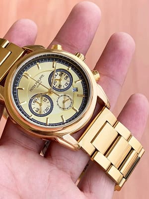 Patek Philippe premium wrist watch with metal strap