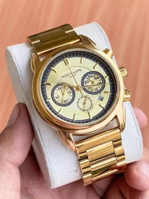 Patek Philippe premium wrist watch with metal strap