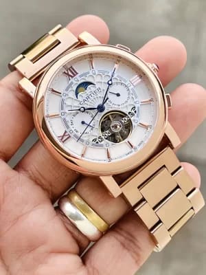 Cartier premium analog wrist watch for men