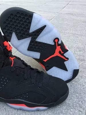 Air Jordan Retro6 red infrared basketball shoes