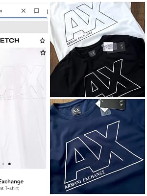 Armani Exchange premium round neck tshirt for men