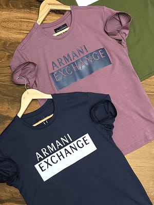 Armani Exchange round neck crew t-shirt for men