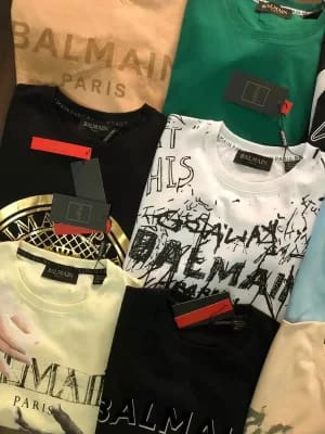 Balmain Premium crew neck tshirts for men in store article 2023