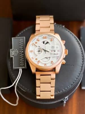 TAG Heuer Carrera CR7 DIAGANO 1887 metallica strap watch  for men
