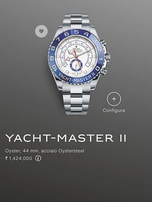 Rolex yacht master-II analog premium watch for men