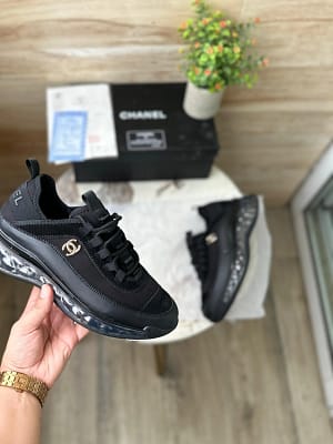 Chanel black imported sneakers for men