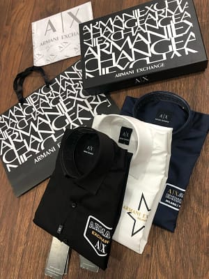 Armani Exchange original quality 2024 in store shirts for men