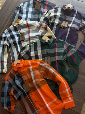 Burberry luxury original quality 2024 in store shirt collection