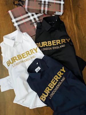 Burberry luxury original quality 2024 in store shirt collection