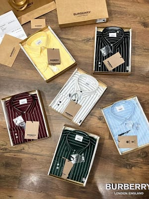 Burberry luxury original quality 2024 in store shirt collection