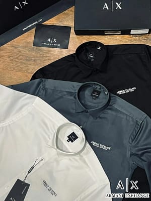 Armani Exchange luxury original quality 2024 in store shirt collection