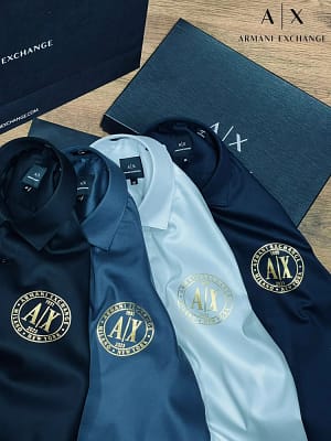 Armani Exchange luxury original quality 2024 in store shirt collection