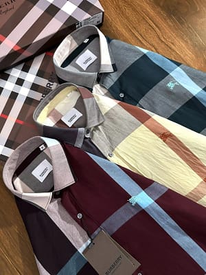 Burberry luxury original quality 2024 in store shirt collection
