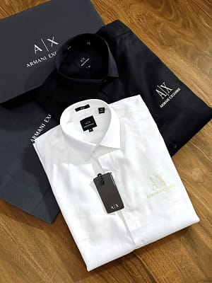 Armani Exchange premium formal 2024 in store shirts
