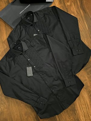 Armani luxury formal 2025 in store shirts for men