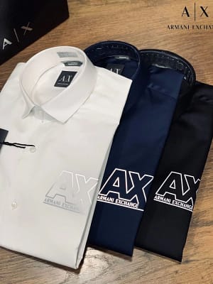 Armani Exchange formal 2025 in store shirts for men