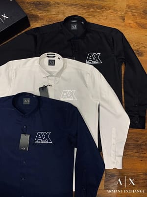 Armani Exchange formal 2025 in store shirts for men