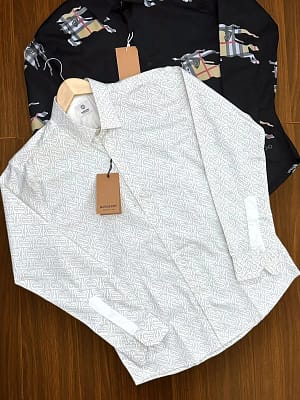 Burberry luxury original quality 2024 in store shirt collection