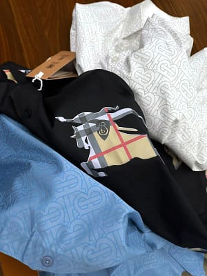 Burberry luxury original quality 2024 in store shirt collection