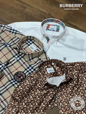 Burberry luxury original quality 2024 in store shirt collection