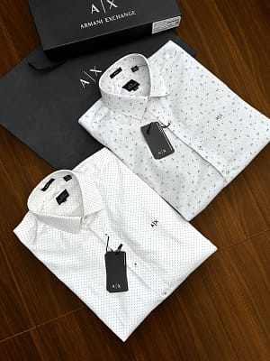 Armani Exchange luxury original quality 2024 in store shirt collection