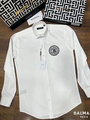 Balmain Paris formal 2025 in store shirts for men