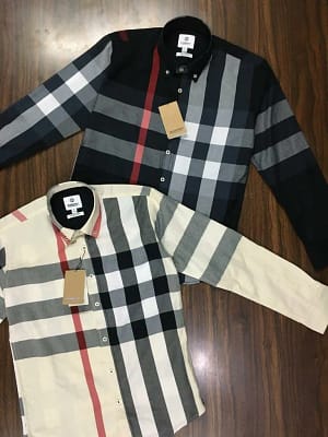Burberry luxury original quality 2024 in store shirt collection