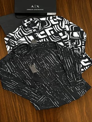 Armani formal 2025 in store shirts for men