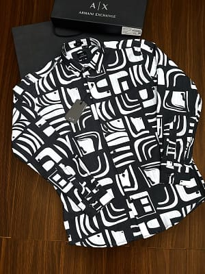 Armani formal 2025 in store shirts for men
