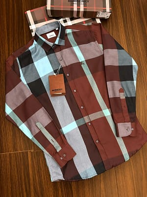 Burberry luxury original quality 2024 in store shirt collection