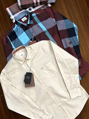 Burberry luxury original quality 2024 in store shirt collection