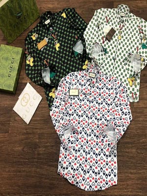 Gucci imported premium cotton shirts for men