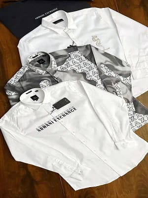 Armani Exchange luxury original quality 2024 in store shirt collection