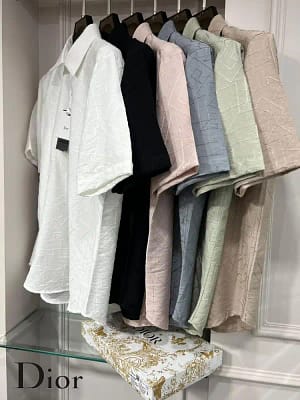 Dior luxury original quality 2024 in store shirt collection