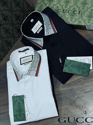 Gucci imported premium cotton shirts for men