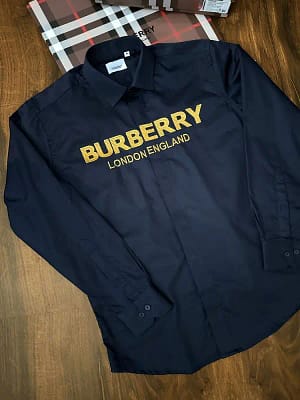 Burberry luxury original quality 2024 in store shirt collection