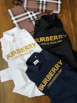 Burberry luxury original quality 2024 in store shirt collection