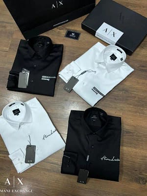 Armani Exchange luxury original quality 2024 in store shirt collection
