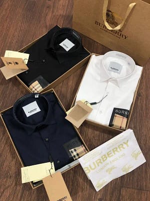 Burberry luxury original quality 2024 in store shirt collection