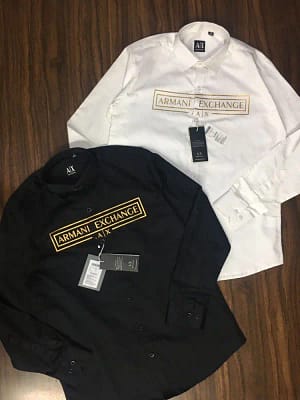 Armani Exchange luxury original quality 2024 in store shirt collection