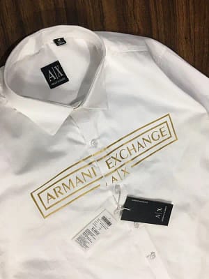 Armani Exchange luxury original quality 2024 in store shirt collection
