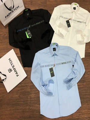 Hugo Boss luxury original quality 2024 in store shirt collection