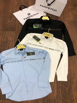 Hugo Boss luxury original quality 2024 in store shirt collection