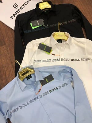 Hugo Boss luxury original quality 2024 in store shirt collection