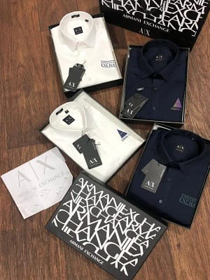 Armani Exchange luxury original quality 2024 in store shirt collection