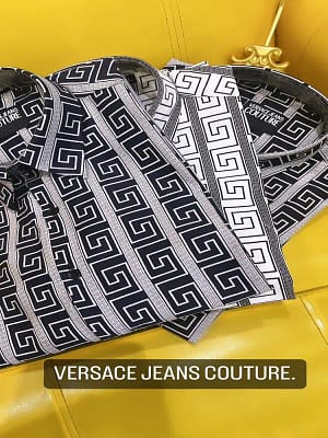 Versace luxury original quality 2024 in store shirt collection