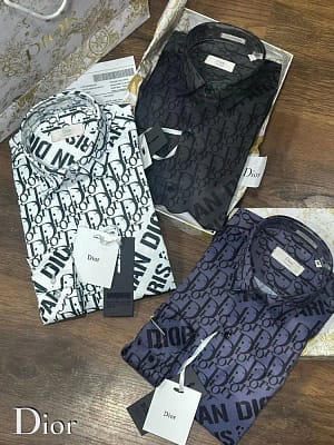 Dior luxury original quality 2024 in store shirt collection