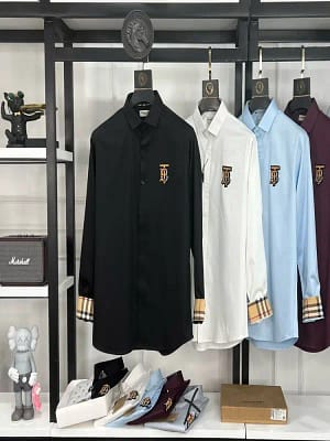 Burberry luxury original quality 2024 in store shirt collection